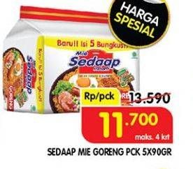 Promo Harga SEDAAP Mie Goreng Original per 5 pcs 90 gr - Superindo