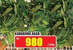 Promo Harga Kangkung Akar per 100 gr - Hari Hari