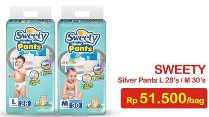 Promo Harga Sweety Silver Pants L28, M30  - Indomaret