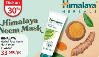 Promo Harga Himalaya Purifying Neem Mask 100 ml - Guardian
