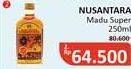 Promo Harga Madu Nusantara Madu Super 250 ml - Alfamidi