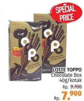 Promo Harga LOTTE Choco Stick Toppo 40 gr - LotteMart