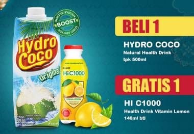 Promo Harga HYDRO COCO Minuman Kelapa Original 500 ml - Indomaret