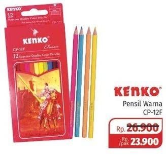 Promo Harga KENKO Color Pencil CP-12F 12 pcs - Lotte Grosir