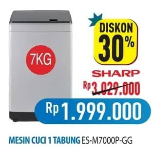 Promo Harga Sharp ES-M7000P-GG  - Hypermart