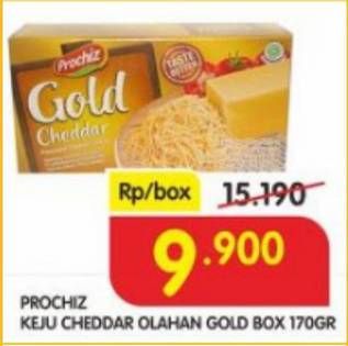 Promo Harga PROCHIZ Keju Cheddar Gold 170 gr - Indomaret