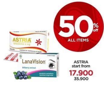 Promo Harga ASTRIA Supplement  - Watsons