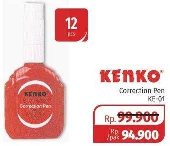 Promo Harga KENKO Correction Tape 12 pcs - Lotte Grosir