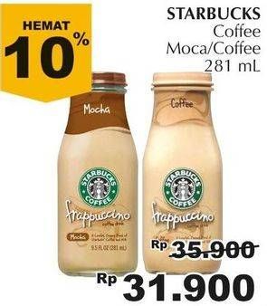 Promo Harga Starbucks Minuman Kopi Moca, Coffee 281 ml - Giant