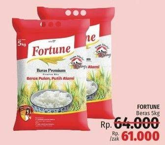 Promo Harga Fortune Beras Premium 5 kg - LotteMart