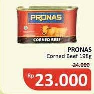 Promo Harga PRONAS Corned Beef Regular 198 gr - Alfamidi