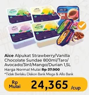 Promo Harga Aice Ice Cream Box  - Carrefour