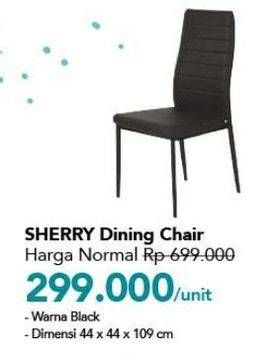 Promo Harga Dining Chair Sherry  - Carrefour