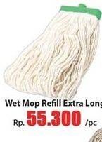 Promo Harga CLEAN MATIC Daily Wet Mop Refill, Extra Long  - Hari Hari
