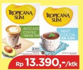 Promo Harga Tropicana Slim Avocado Coffee per 4 sachet 14 gr - TIP TOP