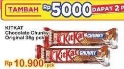 Promo Harga Kit Kat Chunky Chocolate 38 gr - Indomaret
