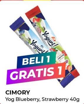 Promo Harga Cimory Yogurt Stick Blueberry, Strawberry 40 gr - Alfamart