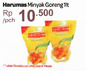 Promo Harga HARUMAS Minyak Goreng 1 ltr - Carrefour