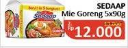 Promo Harga SEDAAP Mie Goreng per 5 pcs 90 gr - Alfamidi