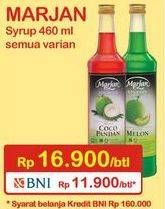 Promo Harga MARJAN Syrup Boudoin All Variants 460 ml - Indomaret