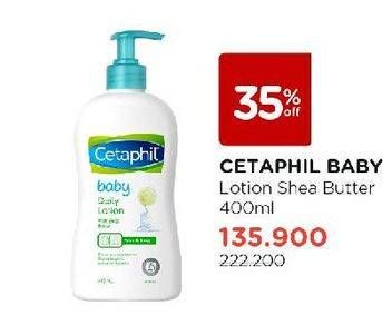 Promo Harga Cetaphil Baby Lotion With Shea Butter 400 ml - Watsons