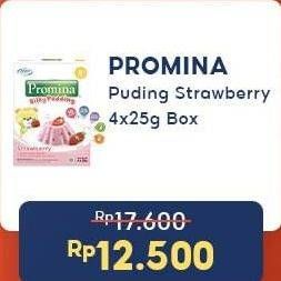 Promo Harga Promina Silky Puding Strawberry 100 gr - Indomaret