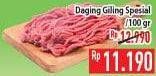 Promo Harga Daging Giling Sapi Spesial per 100 gr - Hypermart