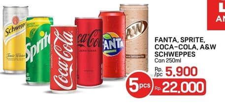 Fanta/Sprite/Coca-Cola/A&W Minuman Soda