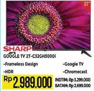 Promo Harga Sharp  2T-C32GH3000I  - Hypermart