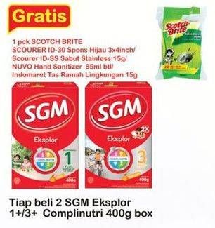 Promo Harga SGM Eksplor 1+/ 3+  - Indomaret