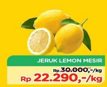 Promo Harga Jeruk Lemon Import Egypt  - TIP TOP