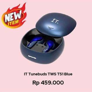 Promo Harga IT Tunebuds TWS T51 Blue  - Erafone