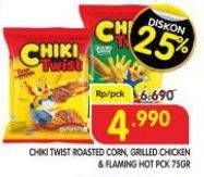 Promo Harga Chiki Twist Snack Jagung Bakar, Grilled Chicken, Flaming Hot 75 gr - Superindo