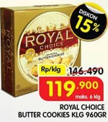 Promo Harga Danish Royal Choice Butter Cookies 960 gr - Superindo
