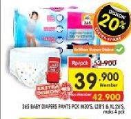 Promo Harga 365 Baby Diapers XL26 26 pcs - Superindo