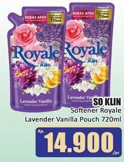 Promo Harga So Klin Royale Parfum Collection Lavender Vanilla 720 ml - Hari Hari
