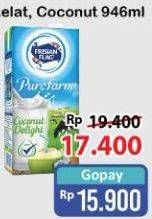 Promo Harga FRISIAN FLAG Susu UHT Purefarm Coconut Delight 946 ml - Alfamart