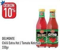 Promo Harga DEL MONTE Sauce Chili Extra Hot/ Tomato Ketchup 330gr  - Hypermart