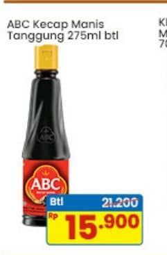 Promo Harga ABC Kecap Manis 275 ml - Indomaret