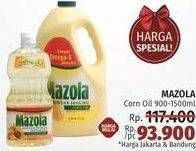 Promo Harga MAZOLA Oil Corn 900 ml - LotteMart
