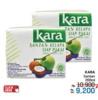 Promo Harga Kara Santan Kelapa Murni 200 ml - LotteMart
