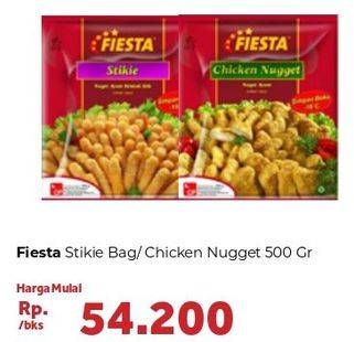 Promo Harga FIESTA Naget Chicken Nugget, Stikie 500 gr - Carrefour