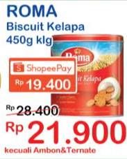 Promo Harga ROMA Biskuit Kelapa 450 gr - Indomaret