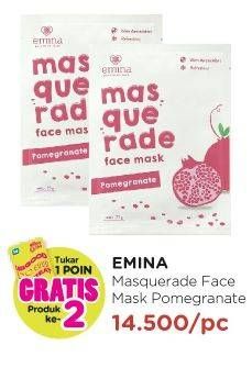 Promo Harga EMINA Masquerade Face Mask Pomegranate 23 gr - Watsons