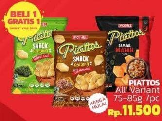 Promo Harga PIATTOS Snack Kentang All Variants 75 gr - LotteMart