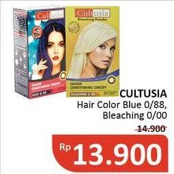 Promo Harga CULTUSIA Hair Color Blue 0/88, Bleaching 0/00  - Alfamidi