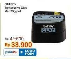 Promo Harga GATSBY Texturizing Clay Mat Lift 75 gr - Indomaret