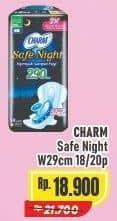 Promo Harga Charm Safe Night Wing 29cm 18 pcs - Alfamart