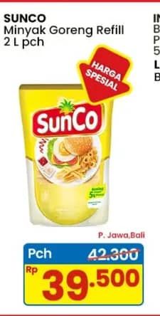 Promo Harga Sunco Minyak Goreng 2000 ml - Indomaret
