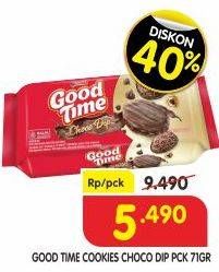Promo Harga Good Time Cookies Chocochips Choco Dip 71 gr - Superindo